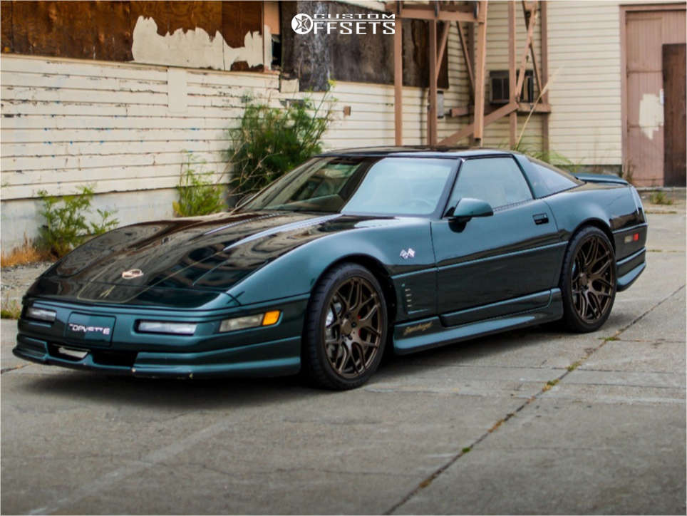 1984 Chevrolet Corvette with 19x9.5 56 MRR Fs01 and 275/35R19 Nitto ...