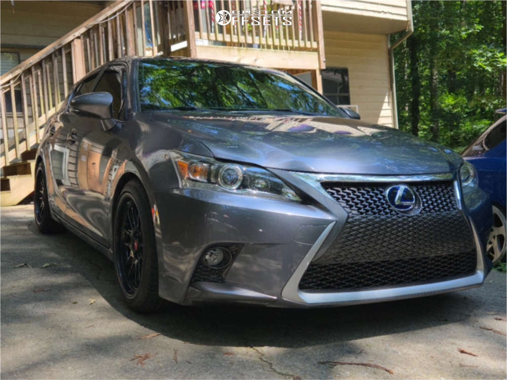 2014 Lexus CT200h with 18x8.5 35 Aodhan Ah07 and 215/45R18