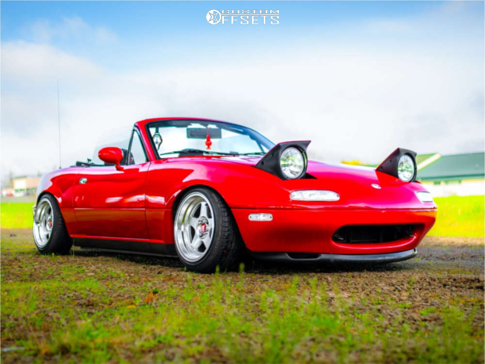 1994 Mazda Miata with 15x8 0 Kansei Knp and 175/50R15 Accelera PHI