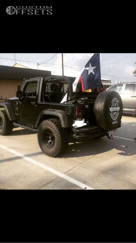 2015 Jeep Wrangler with 16x8 Cragar Soft 8 and 33/12.5R16 Mastercraft