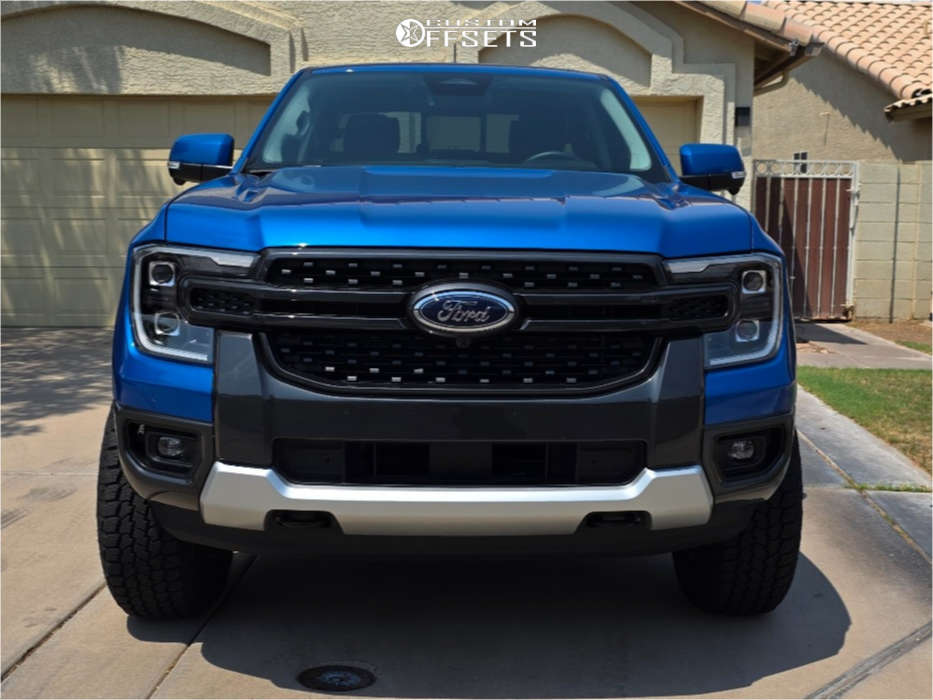 2024 Ford Ranger with 17x9 1 Fuel Shok and 265/70R17 Rocky Mountain All ...