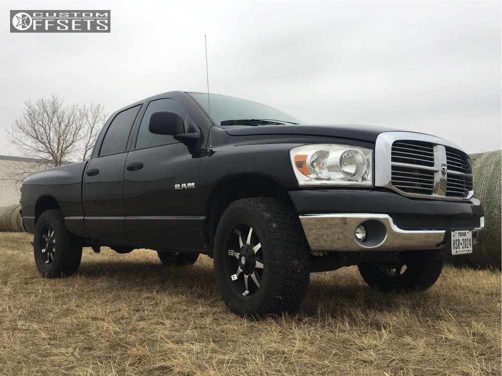 2008 Dodge Ram 1500 with 20x9 10 American Outlaw Deputy and 275/60R20 ...