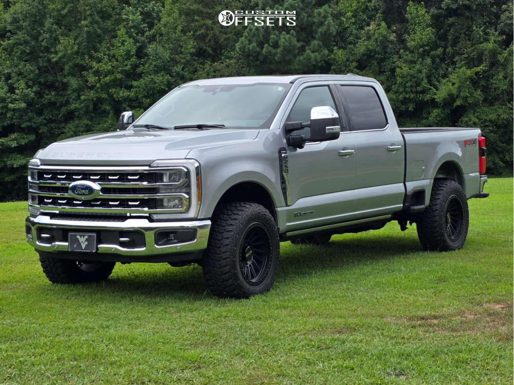 1 2023 F 250 Super Duty Ford Lariat Oem Leveling Kit Anthem Off Road Turbine Gloss Black