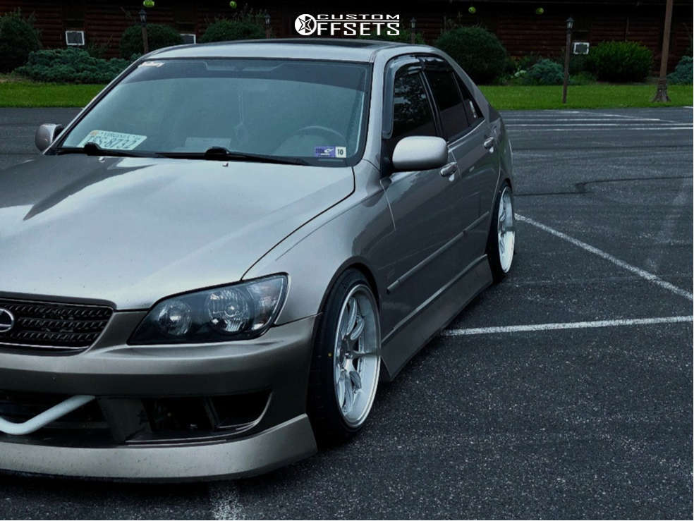 2004 Lexus IS300 with 18x9.5 30 Aodhan Ds07 and 225/40R18 Kosic