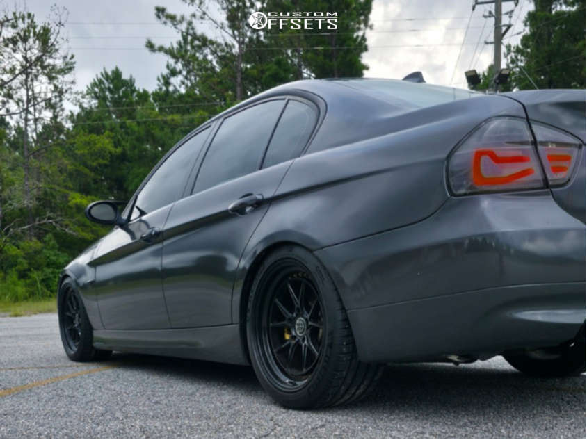 2007 BMW 335i with 18x8.5 35 Aodhan Ds08 and 245/35R18 Michelin Pilot ...