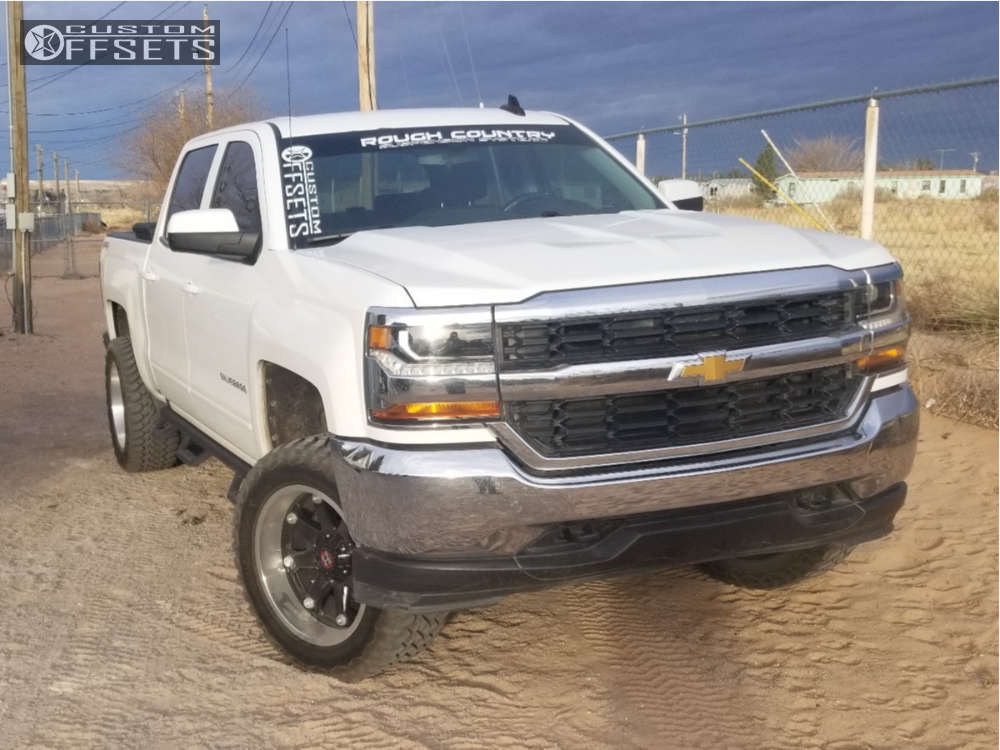 2016 Chevrolet Silverado 1500 with 20x10 24 Ballistic Beast and 33/12