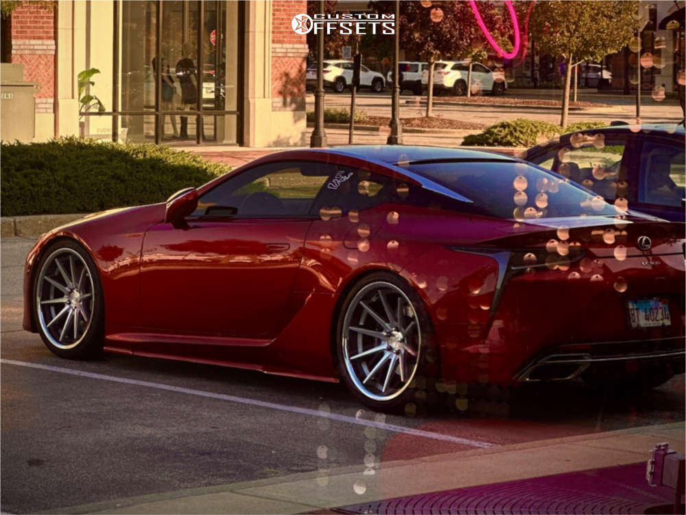 2018 Lexus LC500 with 22x9.5 15 Ferrada Fr4 and 265/35R22 Pirelli