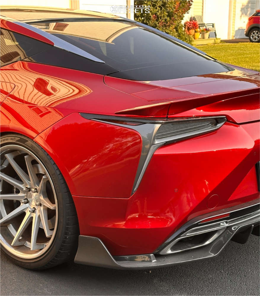 2018 Lexus LC500 with 22x9.5 15 Ferrada Fr4 and 265/35R22 Pirelli