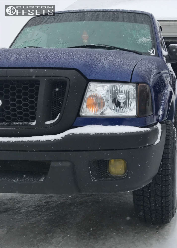 2005 Ford Ranger with 15x10 -38 Black Rock D Widow and 31/10.5R15 ...