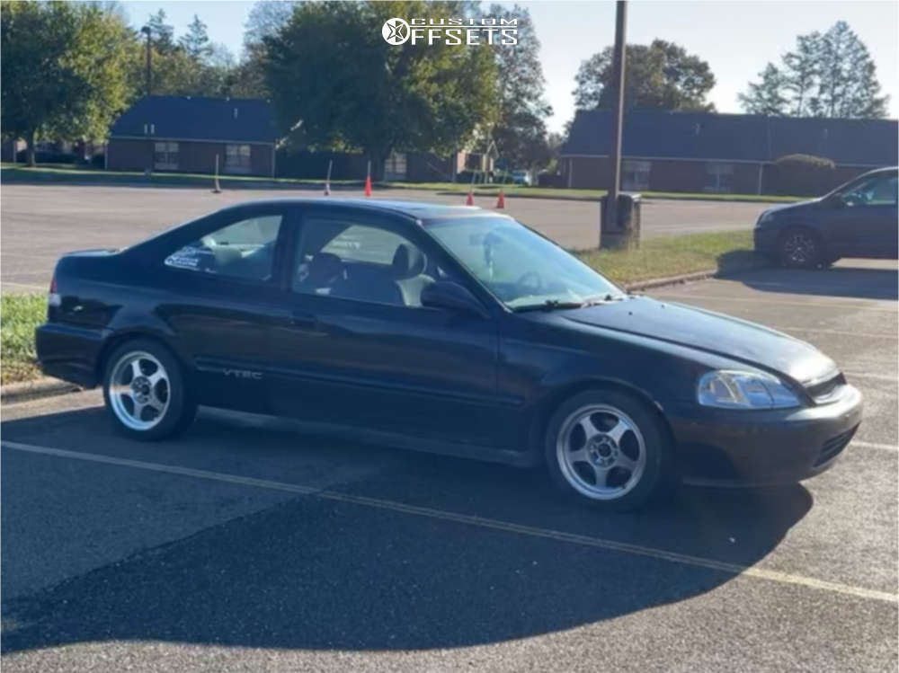 1 2000 Civic Honda Ex Tein Coilovers Vors Sp1 Silver