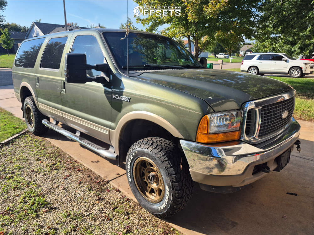2000 Ford Excursion with 17x9 -12 Anthem Off-Road Rogue and 265/70R17 ...