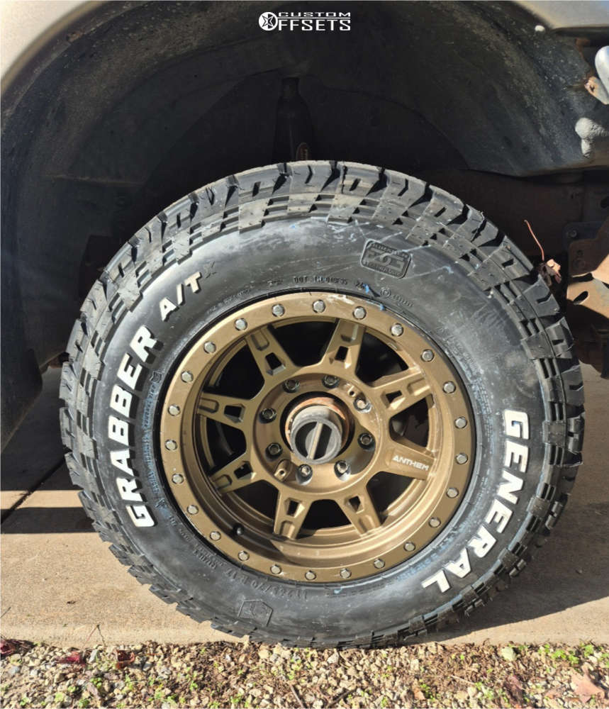 Original Excursion Rims 2000 Ford Excursion with 17x9 -12 Anthem Off-Road Rogue and 265/70R17 ...