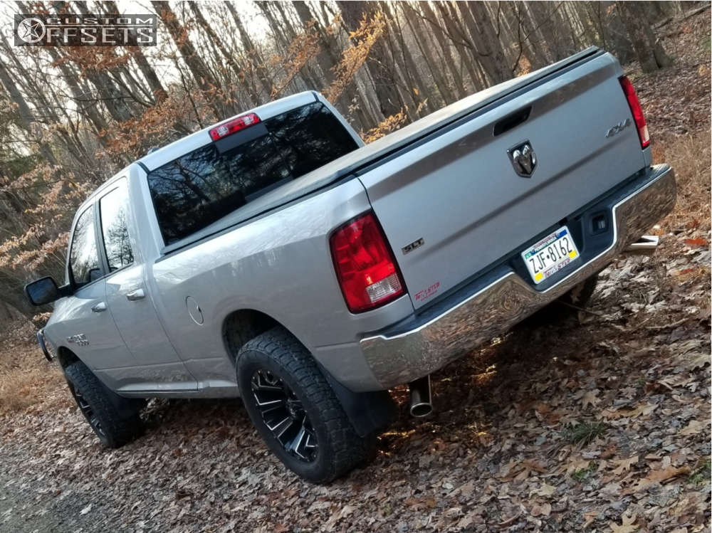 2014 Ram 1500 with 20x10 18 Fuel Assault and 305/55R20 Nitto Terra