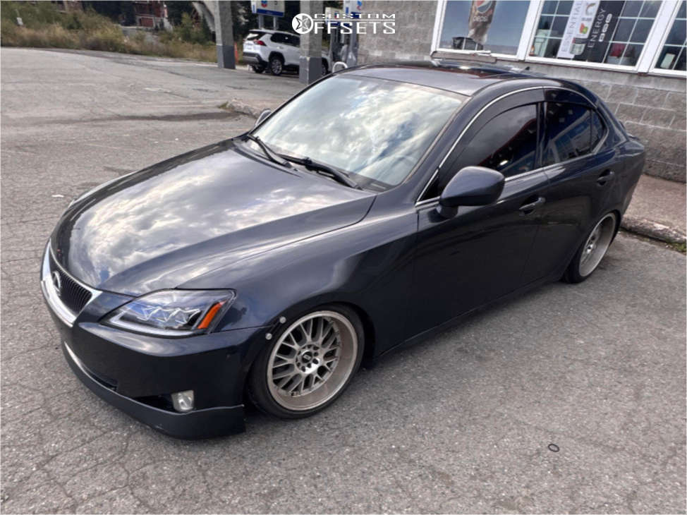 2008 Lexus IS250 with 18x8.5 30 STR Racing 514 and 225/45R18