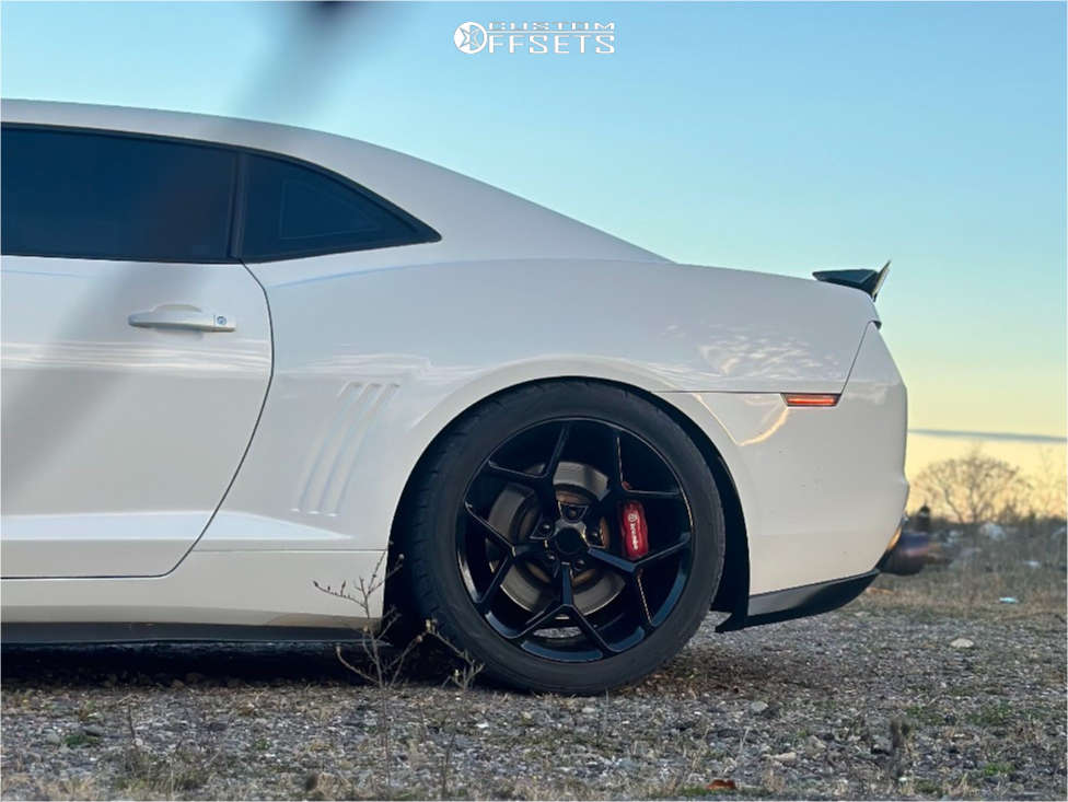 2015 Chevrolet Camaro with 20x10 23 MRR M228 and 275/40R20 Accelera X ...