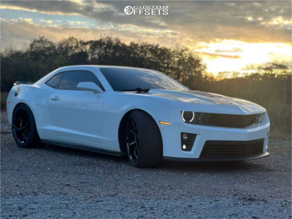 2015 Chevrolet Camaro with 20x10 23 MRR M228 and 275/40R20 Accelera X ...