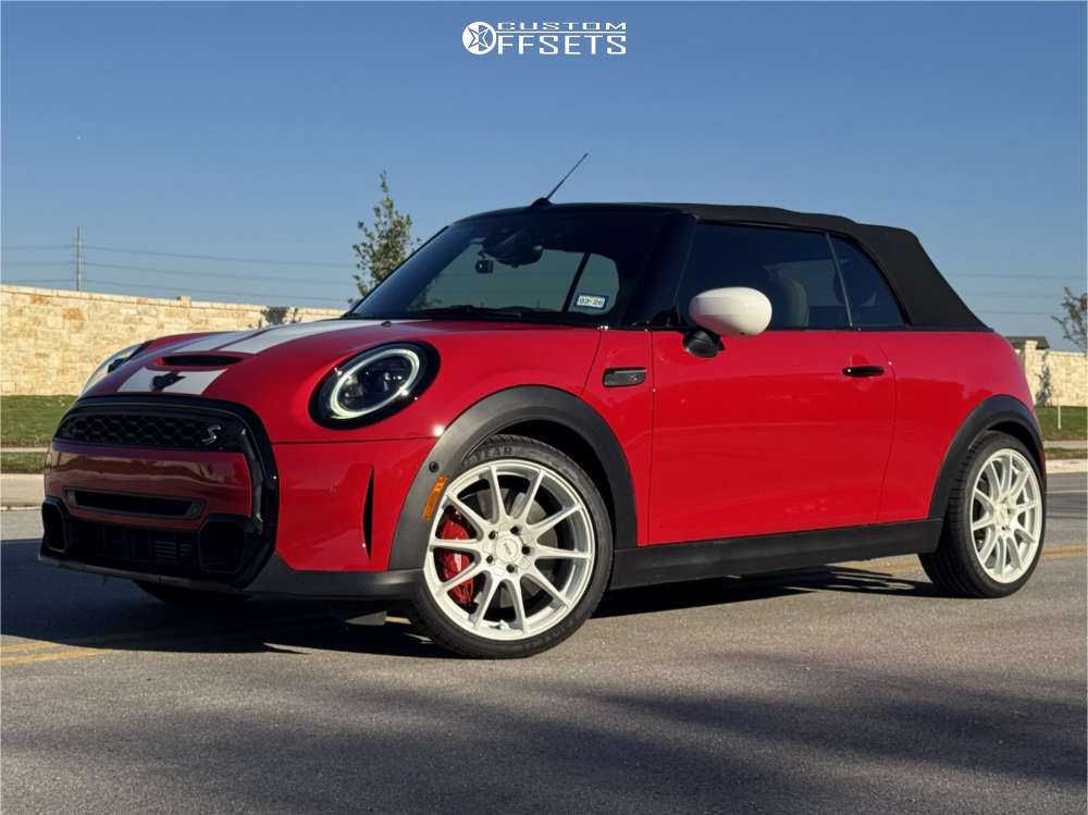 2024 Mini Cooper with 18x8 45 Voxx Cotto and 225/40R18 Goodyear Eagle ...
