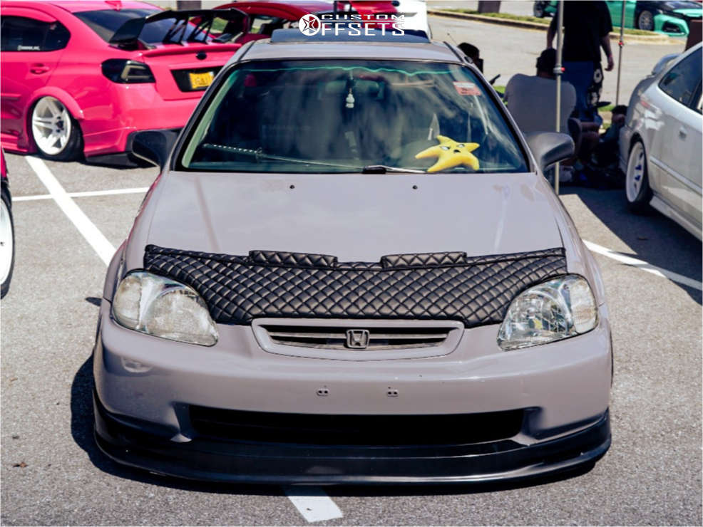 1996 Honda Civic with 15x8 0 Vors Vr7 and 195/45R15 Toyo Tires Extensa ...