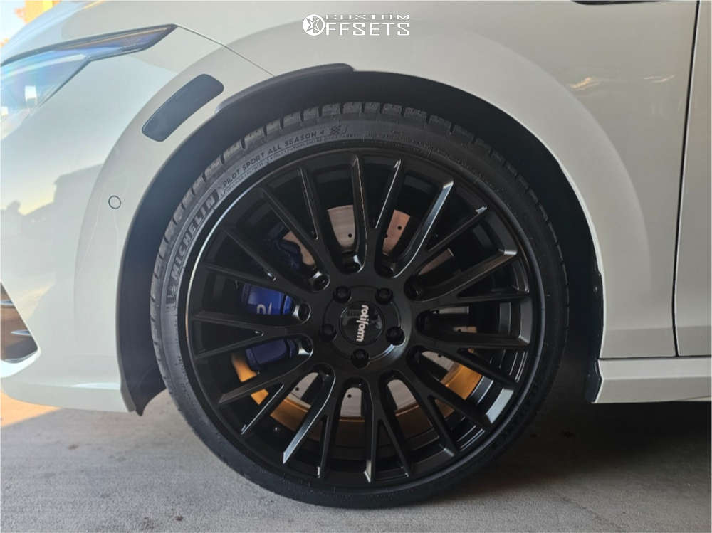 2024 Volkswagen Golf R with 19x8.5 45 Rotiform Lse and 235/35R19 ...