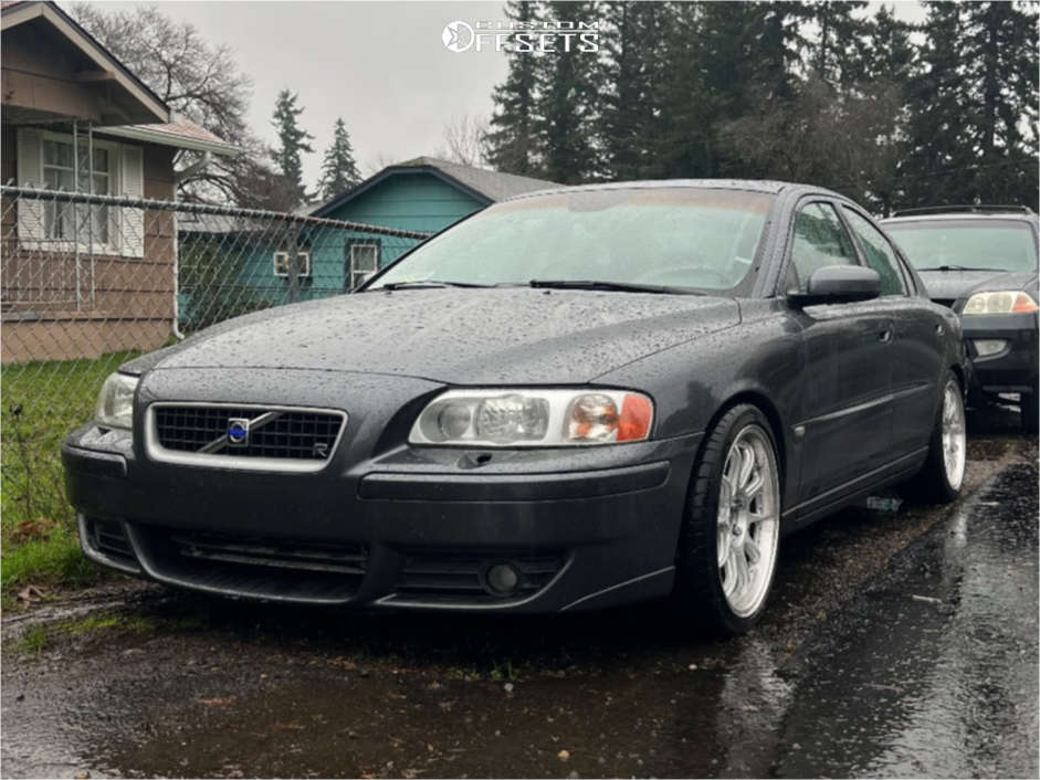 Volvo S60 R Sim Racin 2005 Volvo S60 with 18x8.5 35 ESR CS12 and 245/35R18 Michelin Pilot ...
