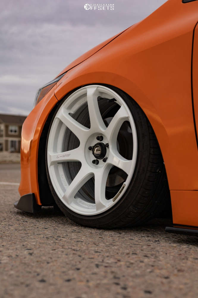 2019 Toyota Corolla with 18x9 25 Cosmis Racing Mr7 and 215/30R18 ...