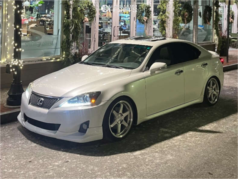 2011 Lexus IS250 with 18x8.5 35 Varrstoen Es2 and 225/45R18 Dayton