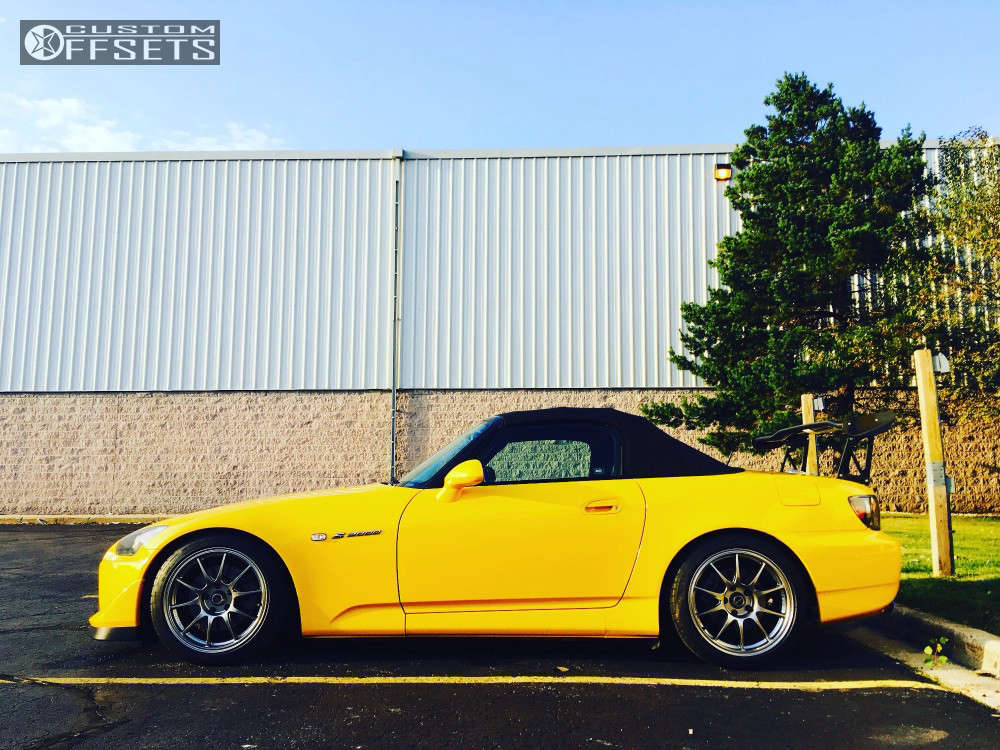 2005 Honda S2000 with 17x8 49 WedsSport Tc-105n and 215