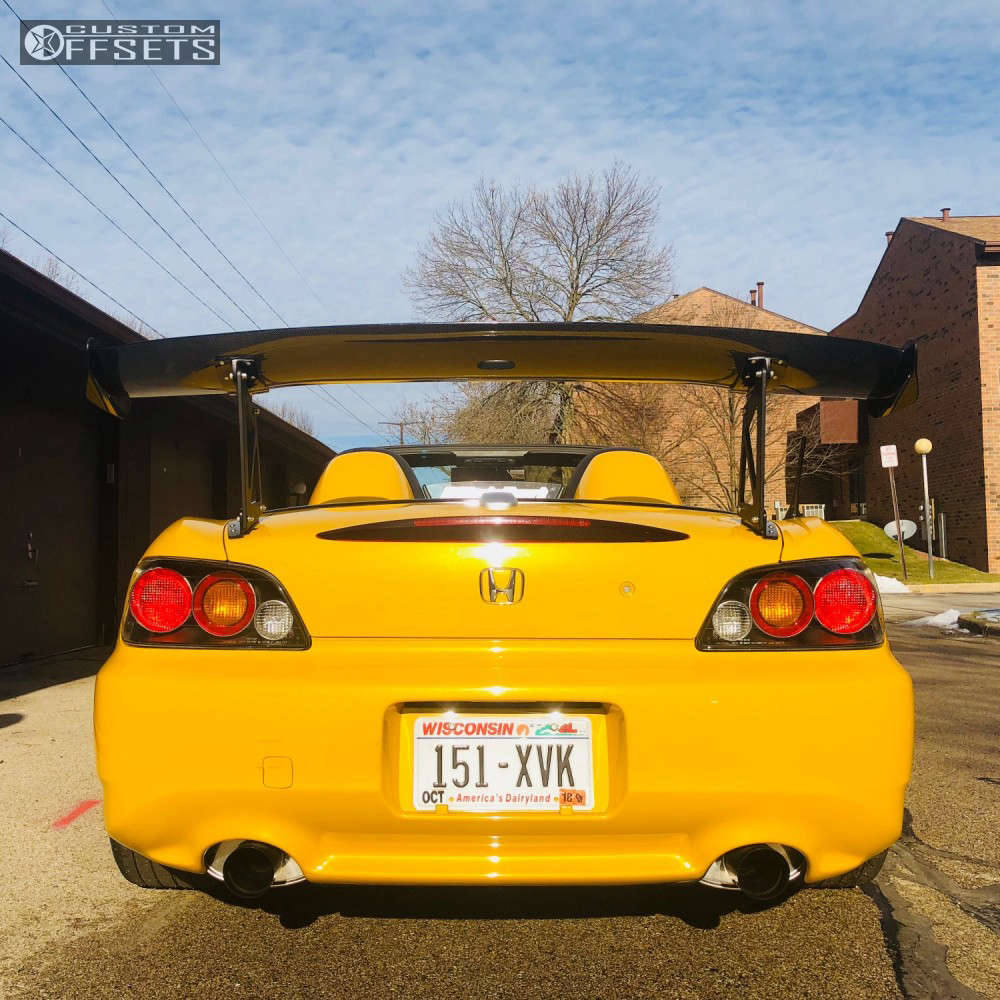 2005 Honda S2000 with 17x8 49 WedsSport Tc-105n and 215/45R17