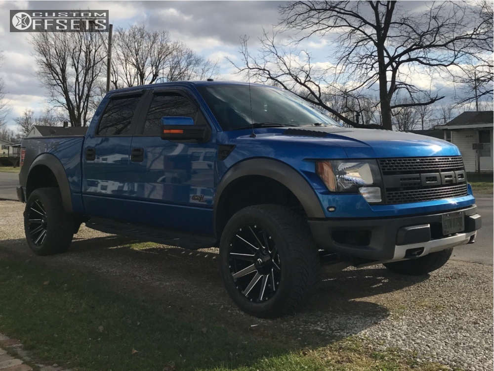 2012 Ford Raptor with 20x10 -18 Fuel Contra and 305/50R20 Atturo Az800 ...