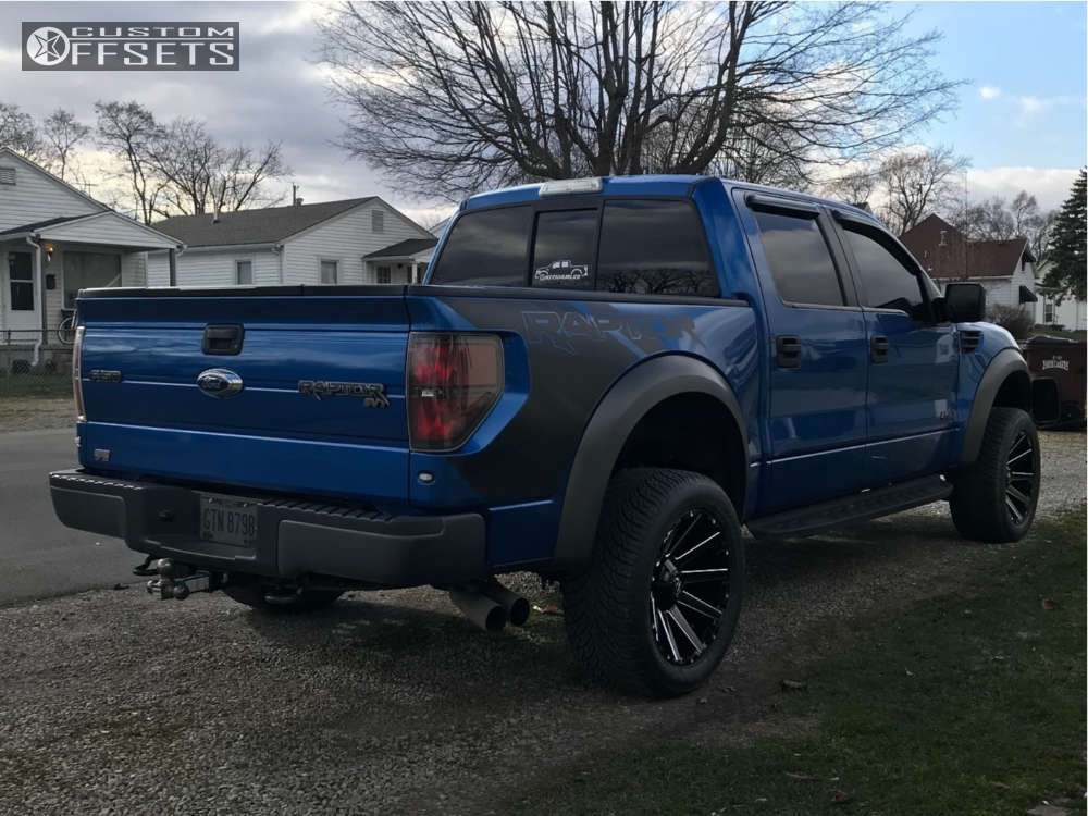 2012 Ford Raptor with 20x10 -18 Fuel Contra and 305/50R20 Atturo Az800 ...