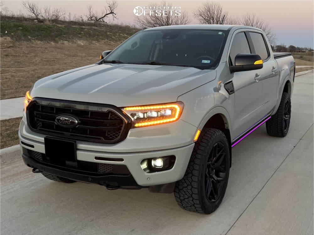 Recon Ford Ranger 2021 Ford Ranger with 20x9 20 Fuel Flux and 265/50R20 Nitto Recon ...