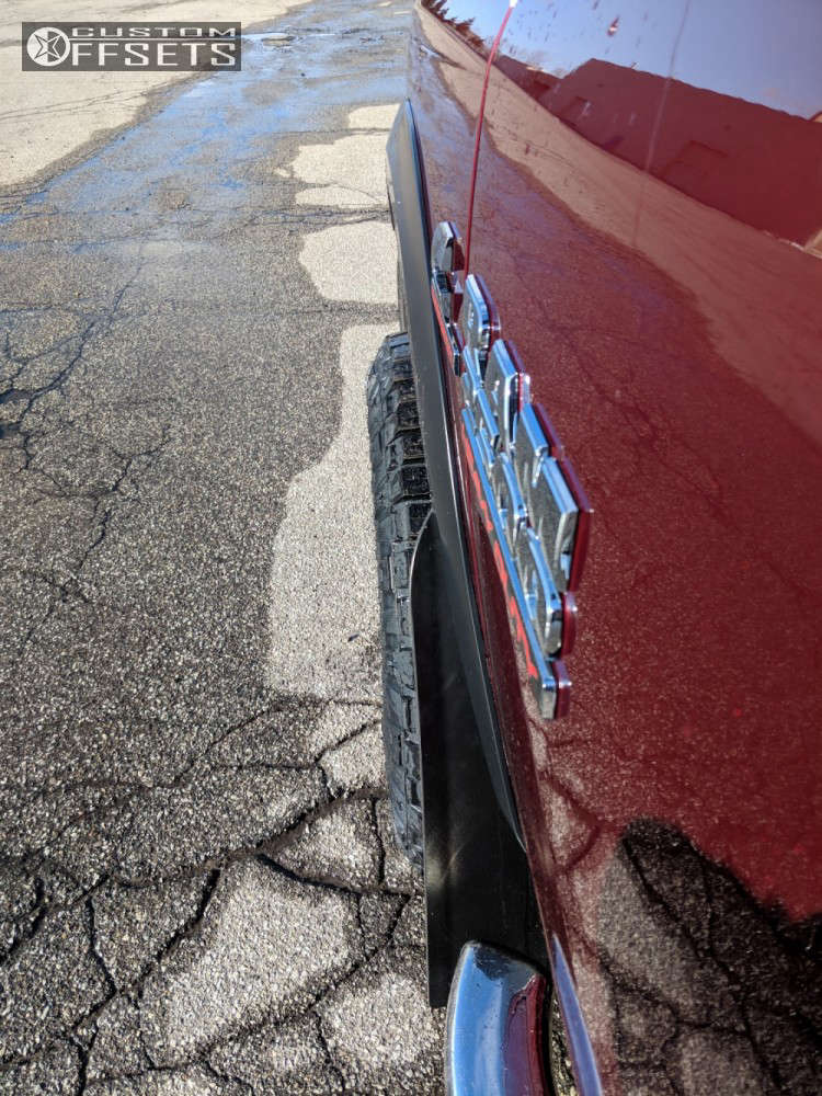 2017 Ram 2500 with 18x9 1 Fuel Trophy and 295/70R18 Nitto Ridge ...