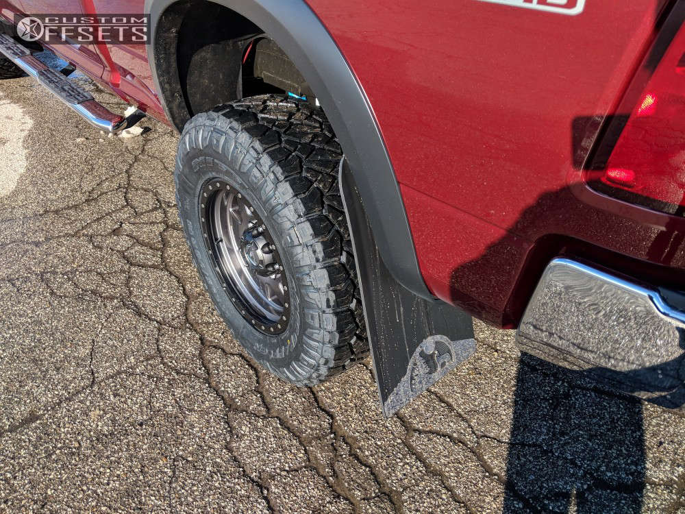 2017 Ram 2500 with 18x9 1 Fuel Trophy and 295/70R18 Nitto Ridge ...