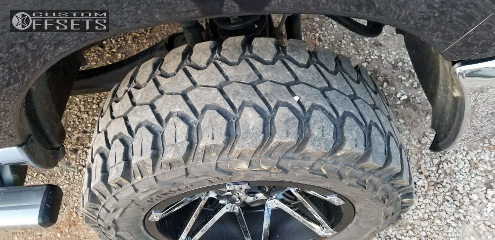 2017 Ram 2500 with 20x12 -51 Toxic Shok and 35/12.5R20 Gladiator Xcomp ...