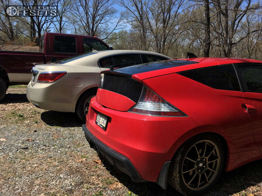 2014 Honda CR-Z with 17x7 45 Sparco Assetto Gara and 205/45R17
