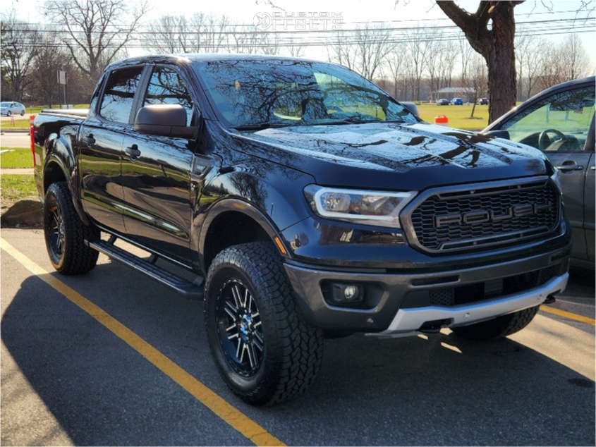 2019 Ford Ranger with 18x8.5 18 Vision Nexus and 285/55R18 Aplus ...