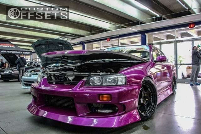 1998 Nissan Skyline R34 Wheel Offset Tucked Coilovers 3511 Custom Offsets