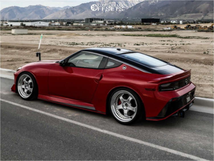 2025 Nissan Z with 19x10 25 Work Meister S1 3P and 245/35R19