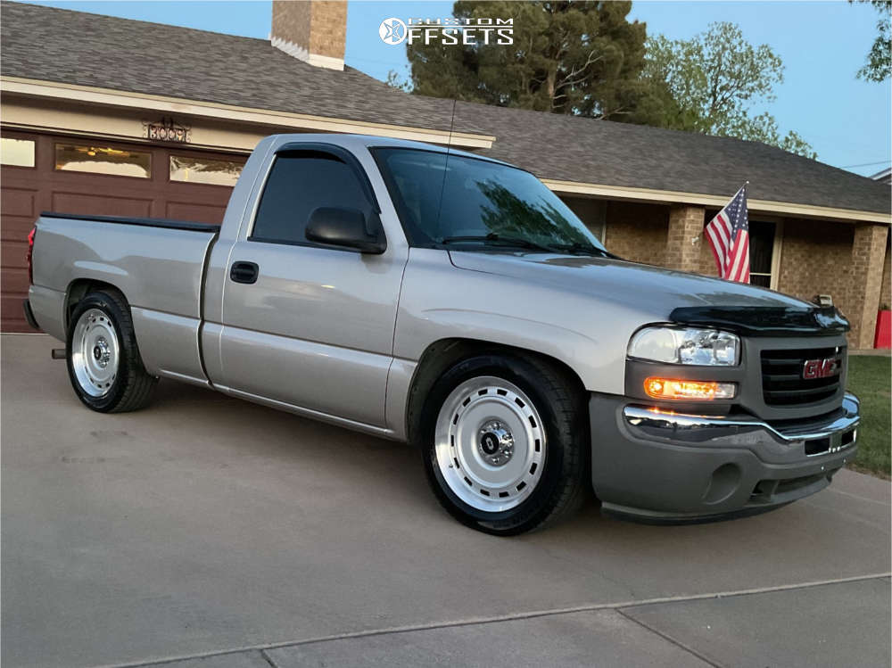 2007 GMC Sierra 1500 Classic with 20x8 25 Vision Rally and 265/50R20 ...