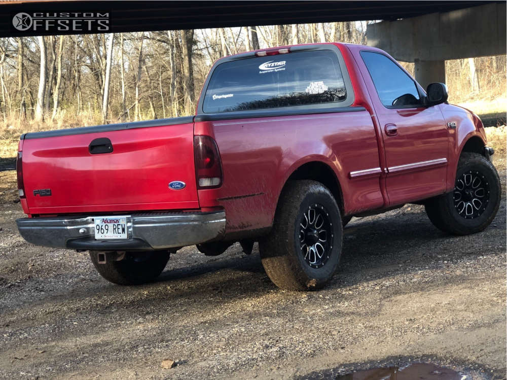 1997 Ford F-150 with 17x9 -12 Helo He879 and 285/70R17 Nitto Terra ...