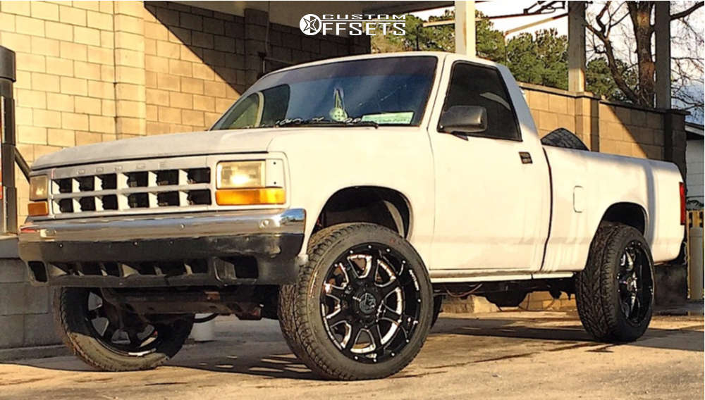 1991 Dodge Dakota with 20x10 24 Anthem OffRoad Commander and 275/45R20 Westlake SV308 and