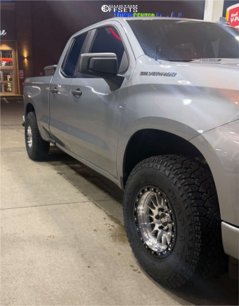 Coilover Leveling Kit 2025 Chevrolet Silverado 1500 with 17x9 0 Scale 4x4 S04 and 285/75R17 ...