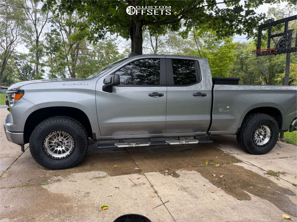 Coilover Leveling Kit 2025 Chevrolet Silverado 1500 with 17x9 0 Scale 4x4 S04 and 285/75R17 ...