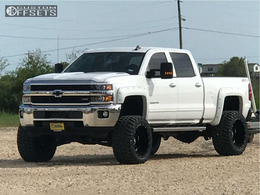 2016 Chevrolet Silverado 2500 HD with 22x14 -76 Hostile Gauntlet