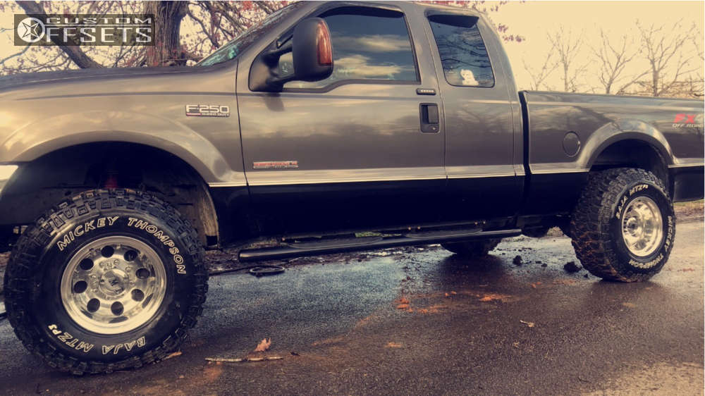 2003 Ford F-250 Super Duty with 16x12 -50 Mickey Thompson Classic Iii ...