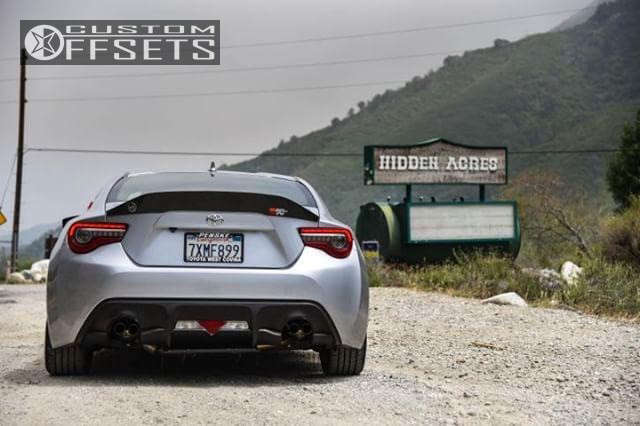 Tucking Rear 86 2017 Toyota 86 Wheel Offset Tucked Lowering Springs | 372034 | Custom ...