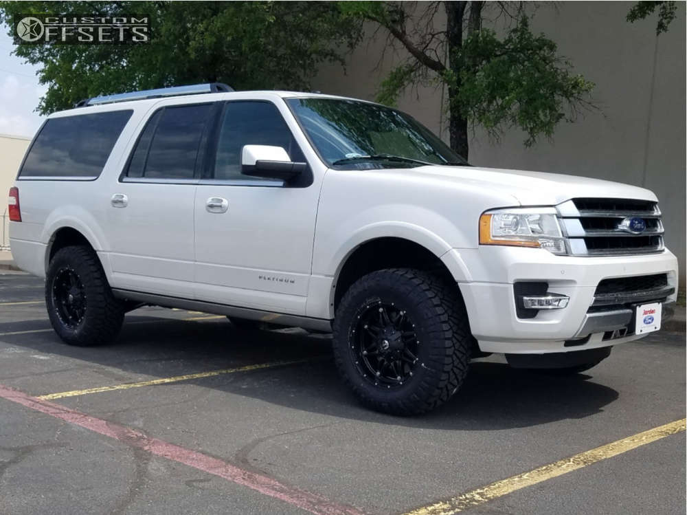 2017 Ford Expedition with 18x9 Fuel Hostage and 285/65R18 Nitto Ridge