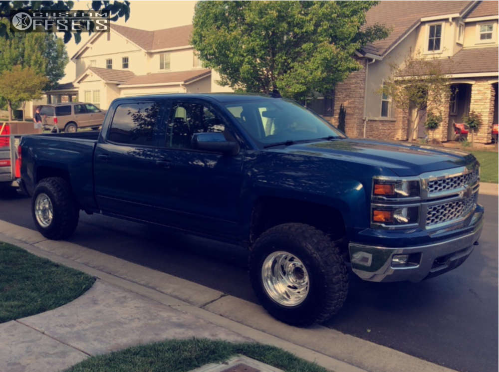 2015 Chevrolet Silverado 1500 with 16x12 -43 Weld Racing Scorpio and ...