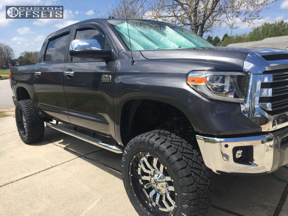 Fuel Sledge 22x10 10 Chrome D63122009856 Custom Offsets