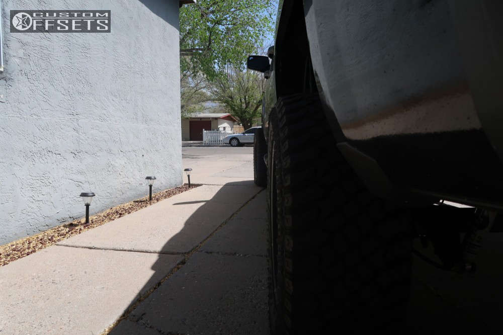 2017 Chevrolet Silverado 1500 with 20x10 25 Mayhem Rampage and 33/12